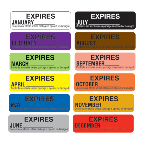 Marketlab Autoclavable Central Service Labels
