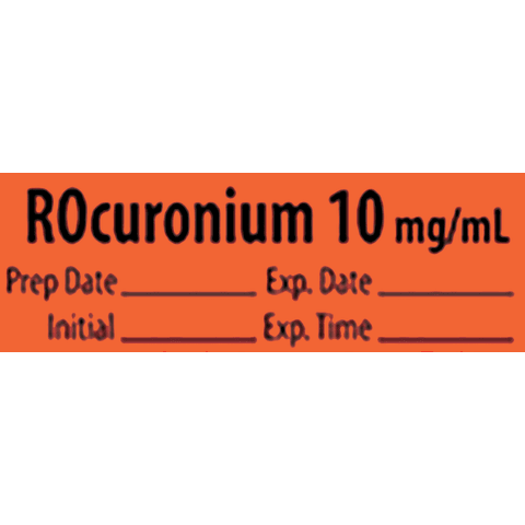 Marketlab Muscle Relaxant Medication Pre-Cut Labels