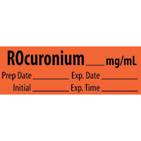 Marketlab Muscle Relaxant Medication Pre-Cut Labels