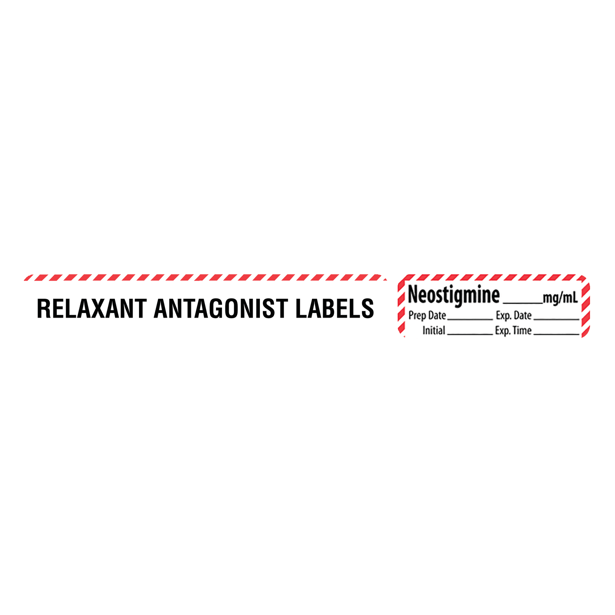 Marketlab-10279-PRE Relaxant Antagonist Medication Pre-Cut Labels, 500/roll