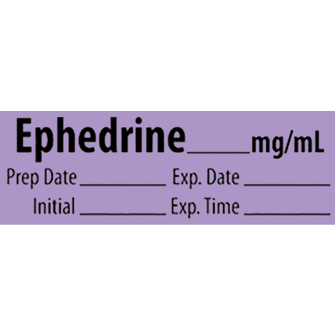 Marketlab-10287-PRE Vasopressor Medication Pre-Cut Labels, 500/roll