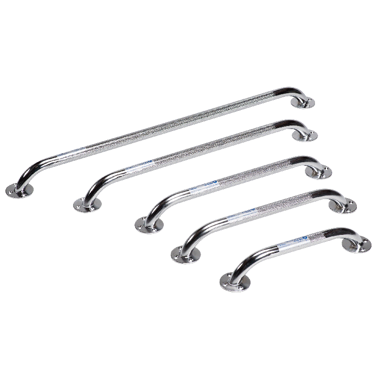 Dynarex Chrome Knurled Grab Bars