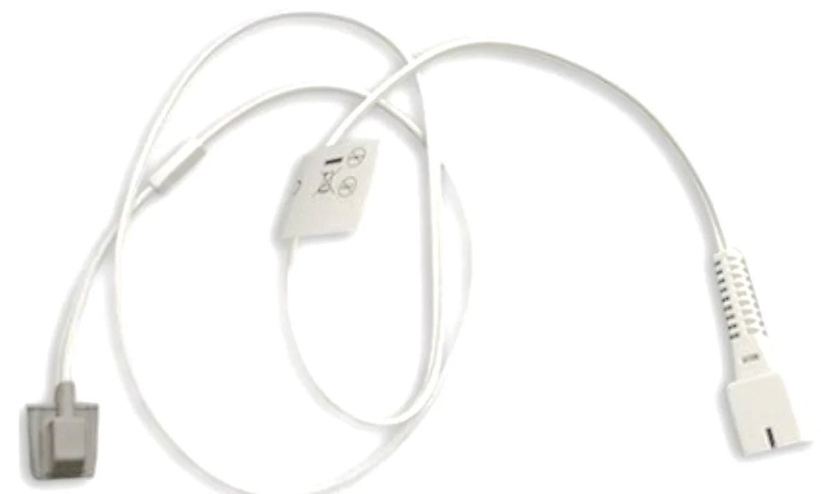 Sensor de SpO2 de silicona con punta blanda reutilizable para niños de EDAN (DB9) de 1 m. Para utilizar en monitores con cable de extensión/adaptador. 02.01.210121