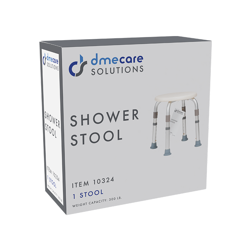 Dynarex Shower Chair without Back & Stool
