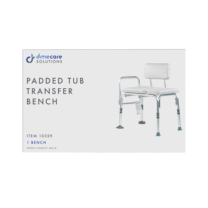 Dynarex Tube Transfer Bench, Gray - Standard & Padded