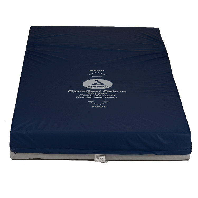 Dynarex-10422 DynaRest Deluxe Tri-Layer Foam Mattress  36"  x 80" x 6" (1pc/cs)