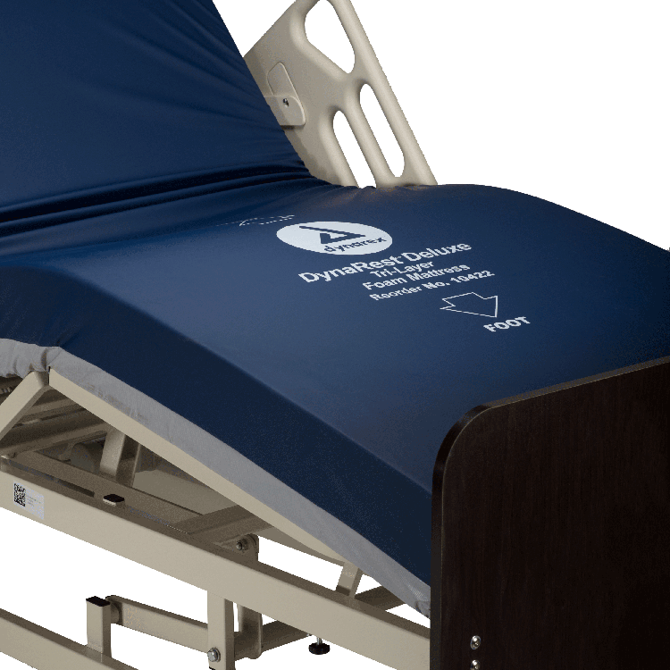 Dynarex-10423 DynaRest Deluxe Tri-Layer Foam Mattress 36" x 84" x 6" (1pc/cs)