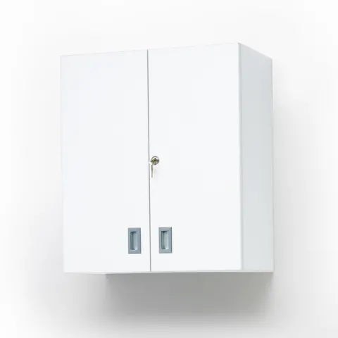 Marketlab-10488-WH Premium Wall Cabinet with One Shelf, 1/ea