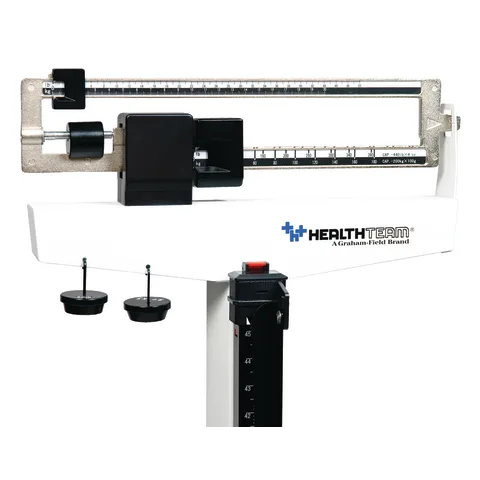 Marketlab-105229 Physician Mechanical Beam Scale with Wheels, 1/ea