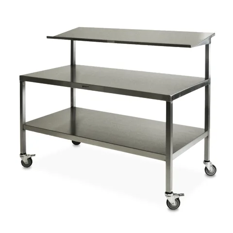 Sharn/Marketlab-106516 Two-Tier Stainless Steel Back Table, 72"W x 30"D x 34"H, 1/ea