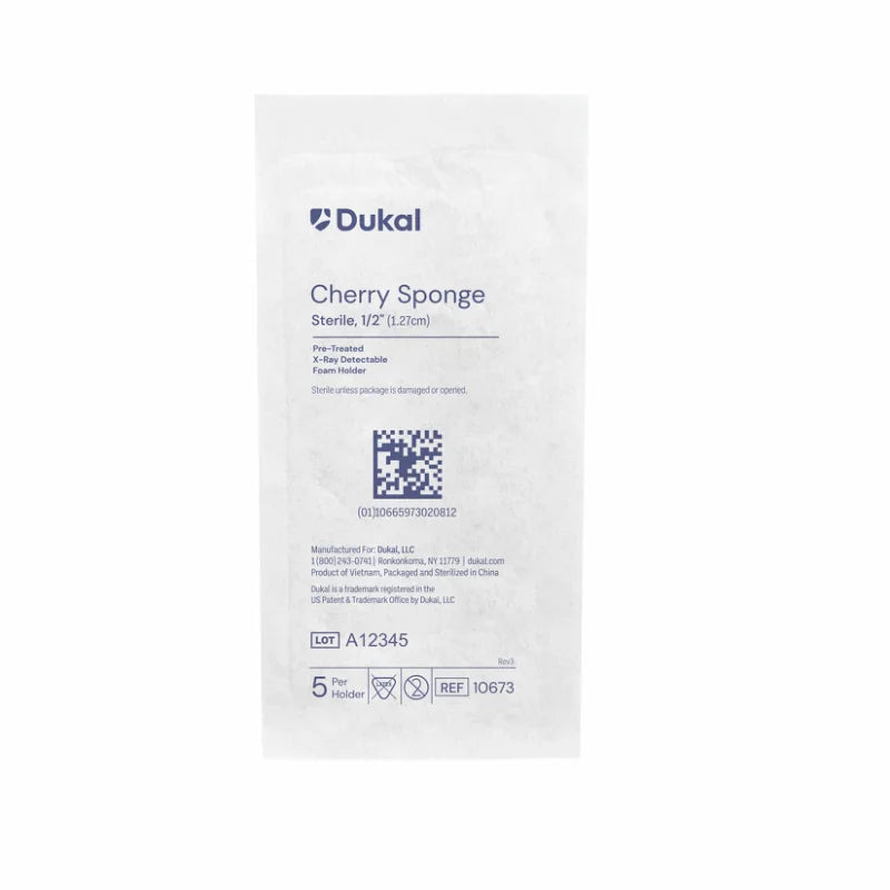 Dukal Corporation Cherry Sponge with C-5® Holder