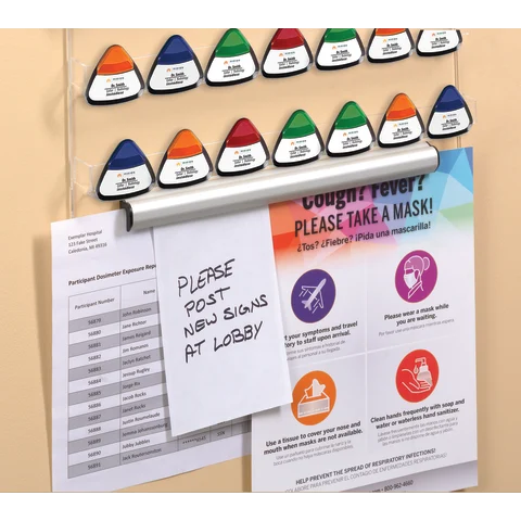 Cone Instruments/Marketlab-106748 Radiation Badge Storage Board • 14.375W x 1.3125D x 15.5H, 1/ea