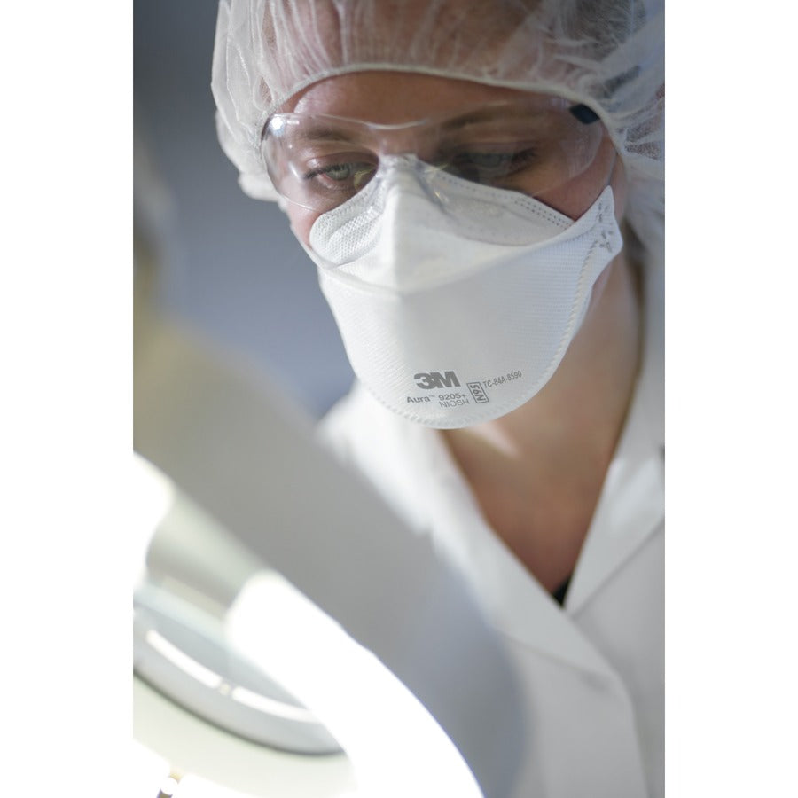 3M™ 9205+ N95 Aura Particulate Disposable Respirator, Foldable