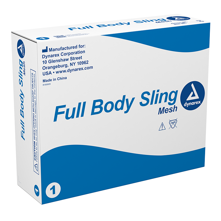 Dynarex Full Body Slings - Solid Fabric Blue