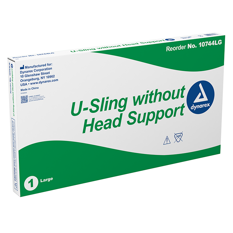 Dynarex U-Sling without Head Support - Green