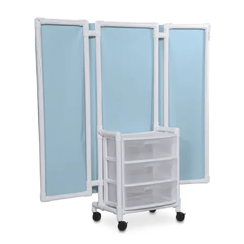 Marketlab Privacy Screen with Drawer Unit