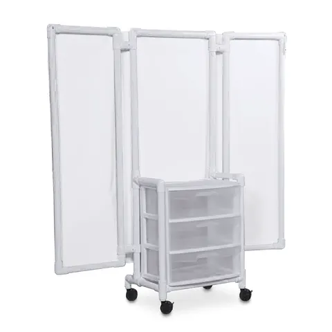 Marketlab Privacy Screen with Drawer Unit