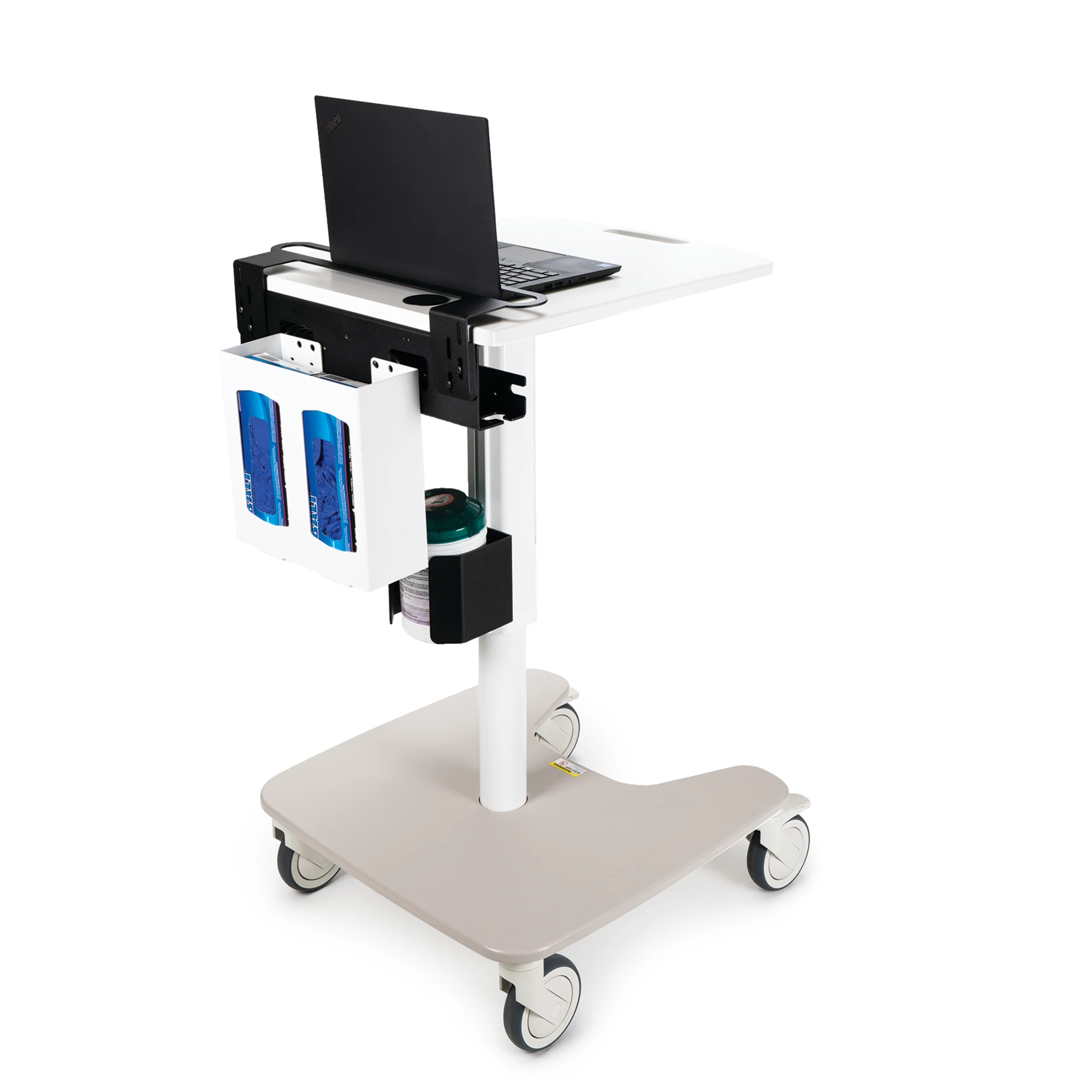 Marketlab-108202 Insight® Standard Laptop Cart • 24"W x 25"L x 32"H, 1/ea