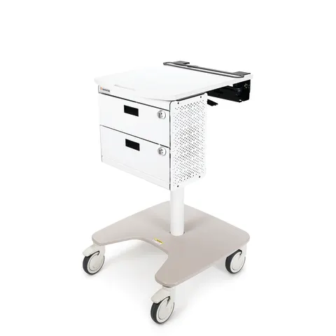 Marketlab-108203 Insight® Mobile Laptop Cart with Storage • 24"W x 25"L x 32"H, 1/ea