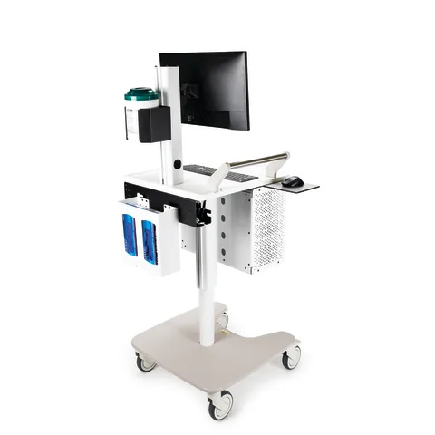 Marketlab-108204 Insight® All-In-One Telehealth Cart • 24"W x 25"L x 48"H, 1/ea