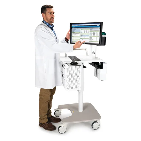Marketlab-108204 Insight® All-In-One Telehealth Cart • 24"W x 25"L x 48"H, 1/ea