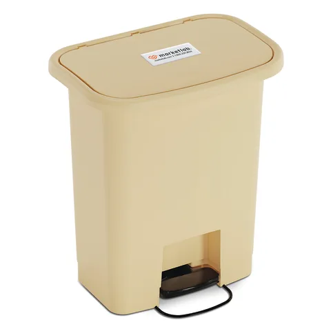 Marketlab Step-On Plastic Waste Receptacles