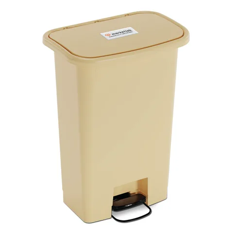 Marketlab Step-On Plastic Waste Receptacles