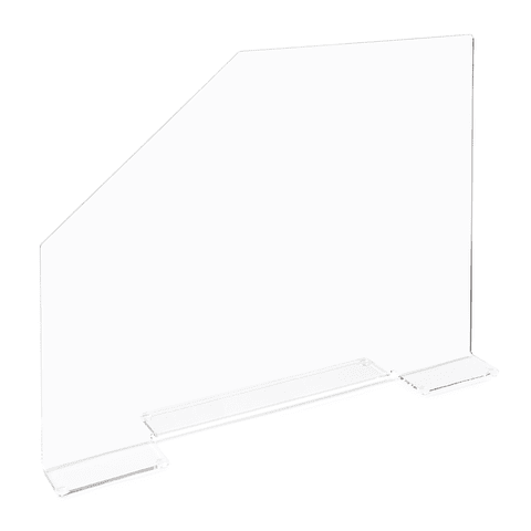 Marketlab Polycarbonate Splash Guards with Cutaway – Durable Laboratory ...