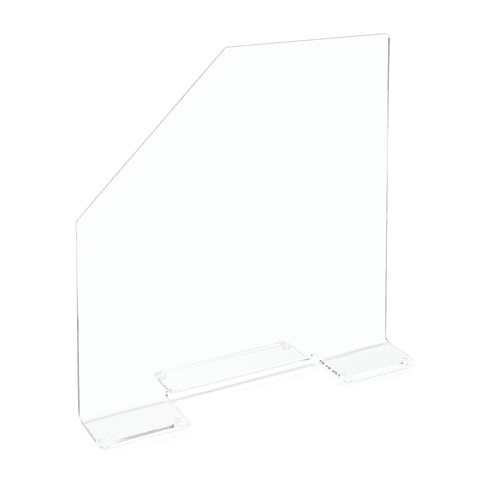 Marketlab Polycarbonate Splash Guards with Cutaway – Durable Laboratory ...