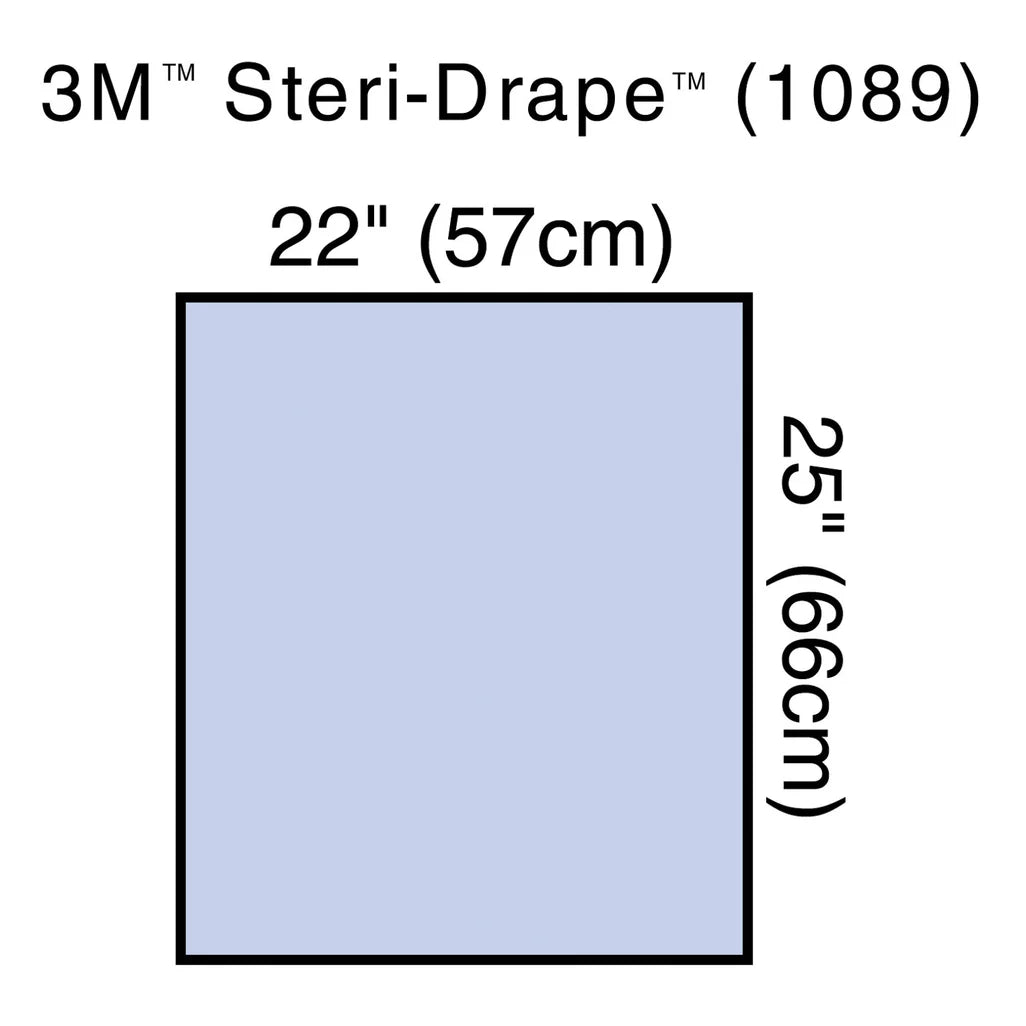 Solventum/3M-1089-Utility Sheet with 3M Biocade Fabric, 22" x 25", 80/cs (Continental US+HI Only)