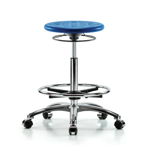 Marketlab High Bench Height Cleanroom Stool