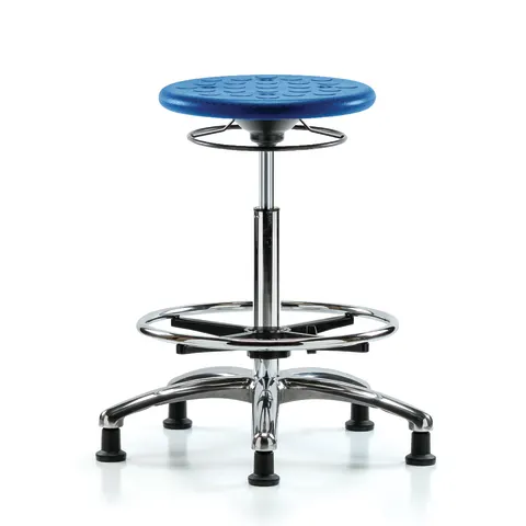 Marketlab High Bench Height Cleanroom Stool