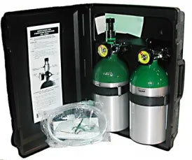 Mada Medical-1300ME Portable Oxygen Therapy Kits with Carrying Case - Oxy-Duo-Pak - 2 Styles (1 KT)