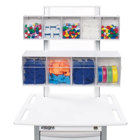 Marketlab Tilt Bins for Insight® Modular Cart with Backboard