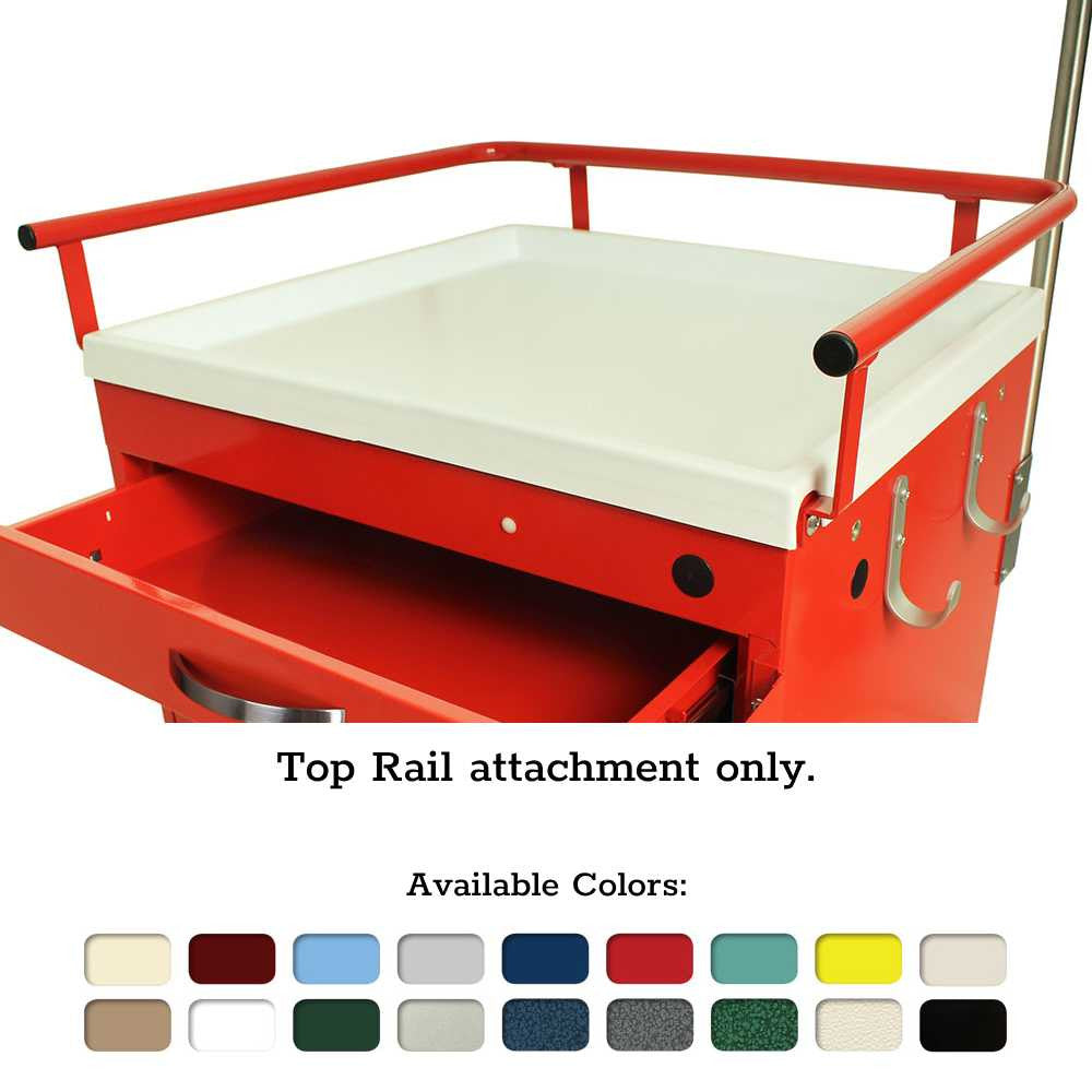 Harloff Top Rail for AL/SL Med Carts