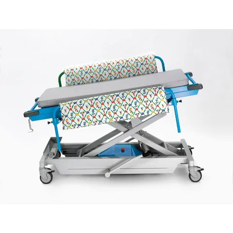 Newmatic Medical/Marketlab MR-Conditional Adjustable-Height Trolleys Adult Adjustable Trolley