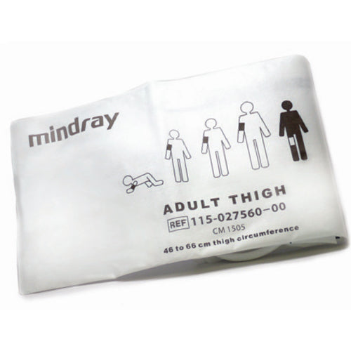 MINDRAY-115-027567-00 Adult thigh disposable cuff, 46 to 66 cm (limb) (5/box)