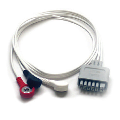 MDPRO-115-032954-00 3 cables, desechables, N/T, AHA, a presión, 24" (paquete de 20)