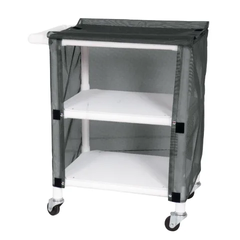 Newmatic Medical/Marketlab 2 shelf linen MRI Linen Cart Mesh