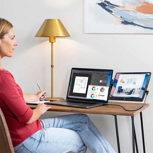 Luxor SideTrak Swivel HD Attachable Portable Monitor
