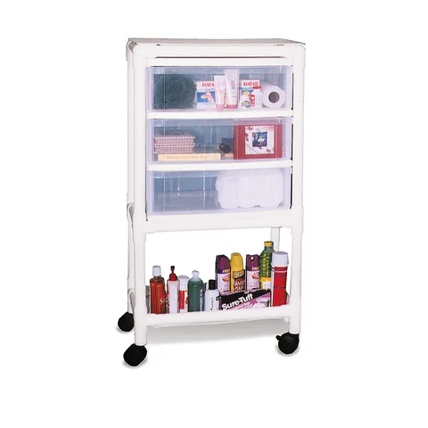 Marketlab-12356 3-Drawer Cart, 1/ea