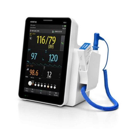 MINDRAY-121-002422-00 VS9 Vital Signs Monitor, non-invasive blood pressure and pulse rate, TrueTemp, 2.4/5GHz wireless