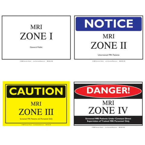 Newmatic Medical/Marketlab MRI Zone Signs