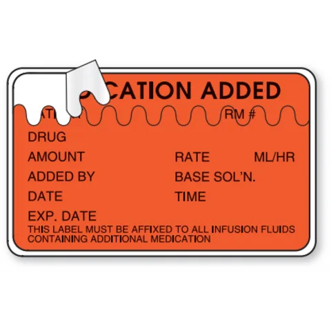 Marketlab-12685 Medication Added Labels • 400/roll