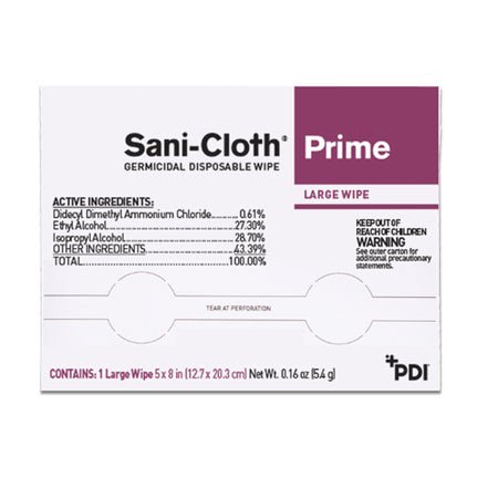 PDI Sani-Cloth® Prime Germicidal Disposable Wipe