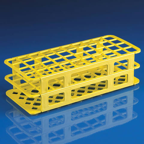 Marketlab 40-Place Tube Rack for 20mm Tubes | Heavy-Duty Laboratory ...