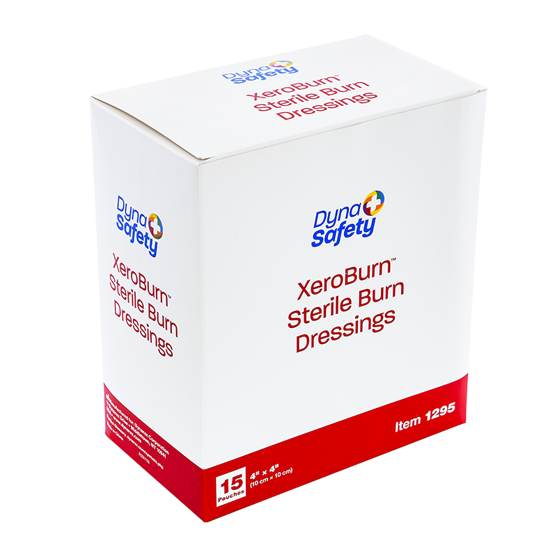 Dynarex-1295 XeroBurn Sterile Burn Dressing 4" x 4" (15/Bx, 4 Bx/Cs)