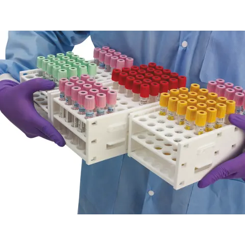 Marketlab Racks Pink Marketlab 50-Place T-Racks™ Tube Rack | 16mm Tubes | 13124 | Laboratory ...