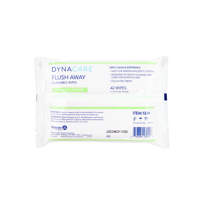 Dynarex Flushable Wipes
