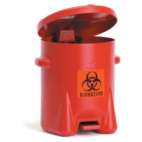 Marketlab Polyethylene Biohazard Cans